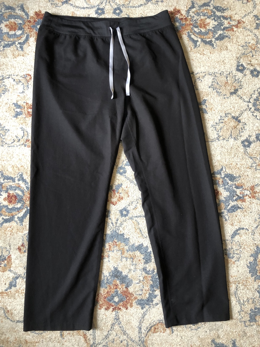 Figs Technical Collection Pants Mens 2XL Black Drawstring Straight Leg Scrub